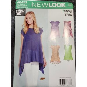 Newlook Uncut Sewing Pattern A6453